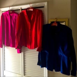 Silk Blouses - 4 for 1 Price!